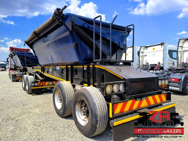 2021 LEADER 20 CUBE SIDE TIPPER TRAILER #53307